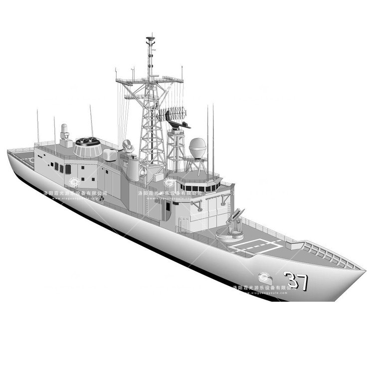 海口充气侦查船模型